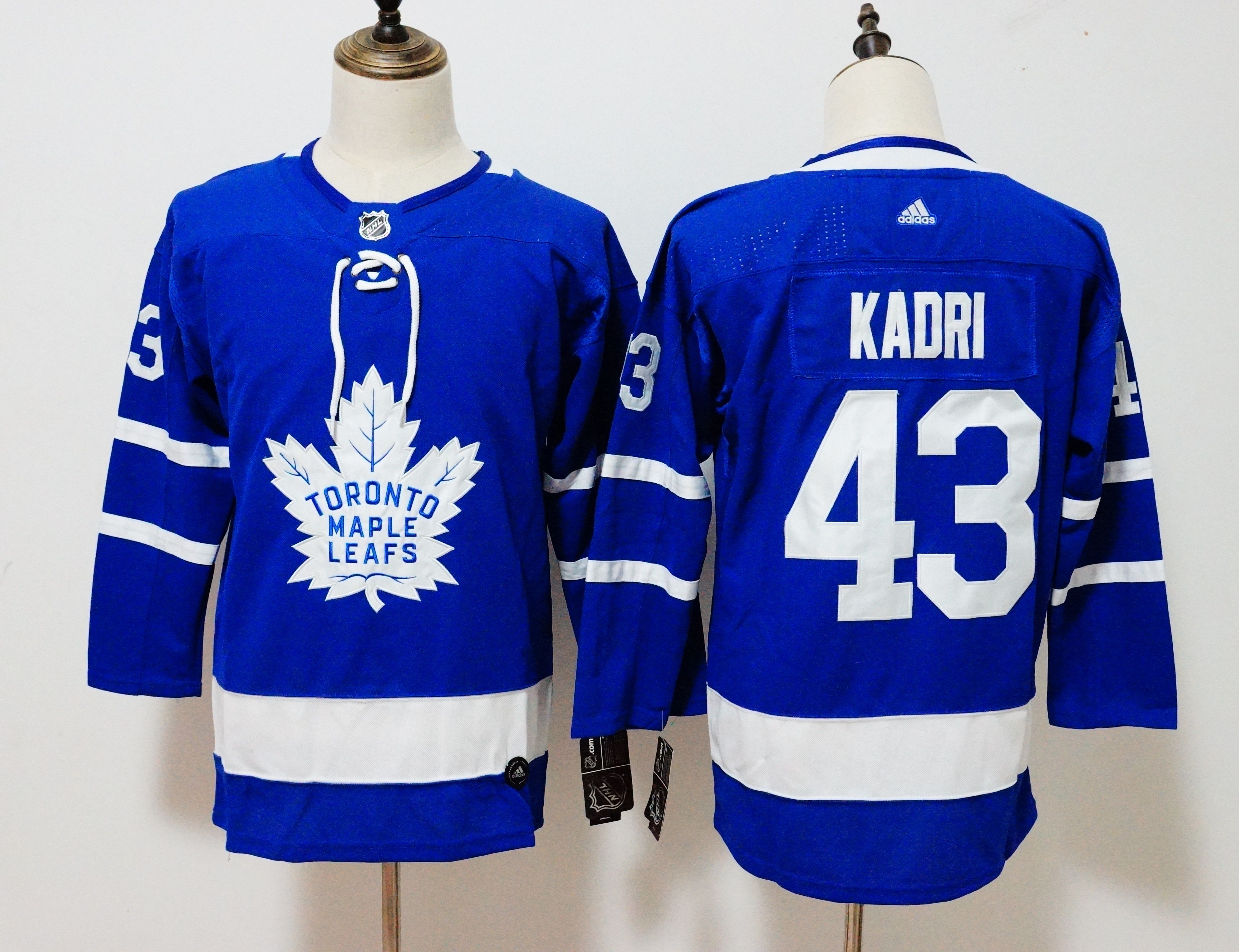Women Toronto Maple Leafs #43 Kadri Blue Hockey Stitched Adidas NHL Jerseys->toronto maple leafs->NHL Jersey